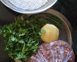 A picture of step 1 of Sabudana fritters.