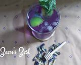 A picture of step 3 of Butterfly Pea flower Mojito.