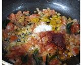 A picture of step 3 of Mushroom Pepper Fry.