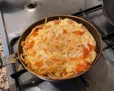 Foto del paso 5 de la receta: "Pasta de ayer" con panceta ibérica