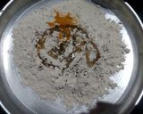 A picture of step 1 of Gujarati Jeera Thepla & Potato Curry (Bateta nu Shak).