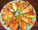รูปขั้นตอนการทำที่ 7 ของ พริกหยวกยัดไส้ไก่ หม้ออบลมร้อน