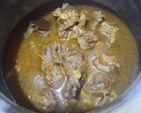 A picture of step 3 of Beef yakhni pulao biryani.