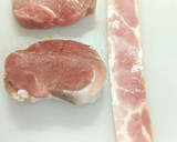 Foto del paso 1 de la receta: Medallones de cerdo envueltos con bacon ahumado