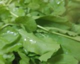 A picture of step 1 of Baghair oil ke Aalu palak.