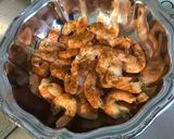 Une image de l'étape 3 de Crevettes marinées citron vert et épices façon marocaine.