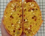 Foto langkah ke 26 dari resep Kunyit Chili Flakes Cheese Sourdough Bread (Open Bake Method).