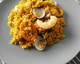 Foto del paso 14 de la receta Arroz con setas y marisco