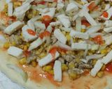 Foto langkah ke 6 dari resep Pizza chicken sweet corn.