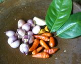 Foto langkah ke 2 dari resep Lodeh kacang dan pepaya.