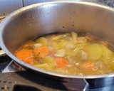 Foto del paso 1 de la receta: Crema casera de patatas, champiñones y zanahoria con semillas de lino dorado