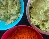 Foto del paso 2 de la receta: Hamburguesas de Zapallo Italiano y Zanahoria (con avena)