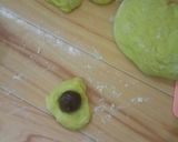 Foto langkah ke 9 dari resep Roti Pandan isi Coklat.