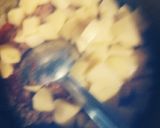 A picture of step 2 of Beef Qeema Aloo.