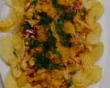 A picture of step 4 of Corn chaat.