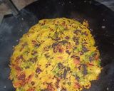 A picture of step 1 of Palak Besan Cheela/ Spinach Besan Chilla.