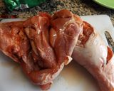 Foto del paso 1 de la receta Pierna de pavo asada al estilo portugués con alcachofas