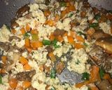 A picture of step 6 of Chicken fried rice.