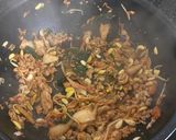A picture of step 3 of Kimchi fried rice (Pork).