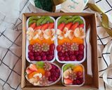 Foto langkah ke 4 dari resep Puding Buah.