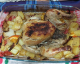 Foto del paso 3 de la receta: Pollo picantón al horno con guarnición