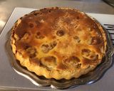 Une image de l'étape 10 de Tarte aux abricots et sirop d'érable (pâte brisée épeautre, lait et noix).