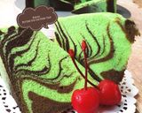 Foto langkah ke 20 dari resep 298. Bolu Kukus Putih Telur Pandan-Coklat.