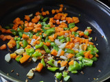 Raw mango mixed Vegetable rice