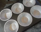 A picture of step 1 of Creamy red velvet cupcakes (without oven).