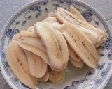 Hình bước làm 1 của món Kem chuối trái cây sữa chua