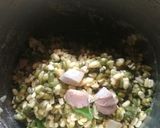 A picture of step 2 of Moong dal chilla.