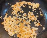 A picture of step 3 of Gapao rice.