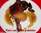 Foto del paso 6 de la receta Pato lacado con peras y dátiles