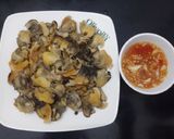 Hình bước làm 3 của món Sò lụa hấp tiêu xanh