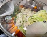 【快速蒸籠料理】紅綠雜菜, 偽裝燒賣, 雙醬鯖魚的食譜步驟8照片