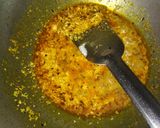 A picture of step 2 of Gatte ki sabji.