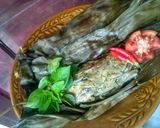 Foto langkah ke 4 dari resep Pepes Teri/Mairo Bumbu Kuning.