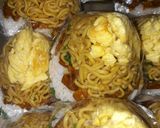 Foto langkah ke 3 dari resep Nasi bungkus praktis.