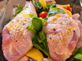Baked turkey drumstick - just let them cook!