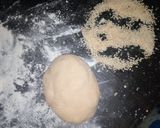 A picture of step 2 of Doughboys with veggies.