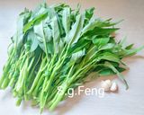 蒜拌空心菜的食譜步驟1照片