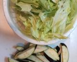 Foto langkah ke 1 dari resep Tumis Kubis & Terong saus tiram Ξ☆.