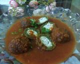 A picture of step 15 of Palak Paneer Tomato Curry.