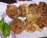 A picture of step 3 of Noodles kabab.