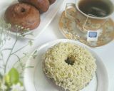 Foto langkah ke 11 dari resep Donat Ubi Ungu Empuk.