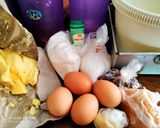Foto langkah ke 1 dari resep Bolu Mentega Lapis Selai Nenas.