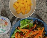 Foto del paso 3 de la receta: Ensalada con melocotón a la plancha