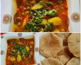 आलू मटर की सब्जी(aloo mutter ki sabji recipe in hindi) रेसिपी चरण 6 फोटो