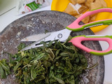 Bobor daun singkong tahu cue