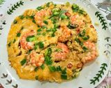 Gambar langkah 5 resipi 👩‍🍳Omelette Inti Udang.
